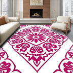 Floral Medallion Pattern Rug