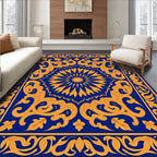 Royal Floral Motif Pattern Rug