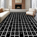 Abstract Square Dot Modern Pattern Rug