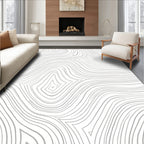 Abstract Swirls Pattern Rug