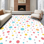 Playful Polka Dot Pattern Rug