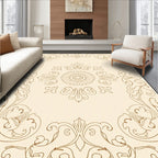 Classic Floral Scroll Medallion Design Rug