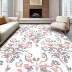 Floral Swirls And Flourishes Pattern Rug