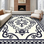 Classic Orante Floral Bordered Rug
