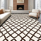 Diamond Pattern Grid Design Rug