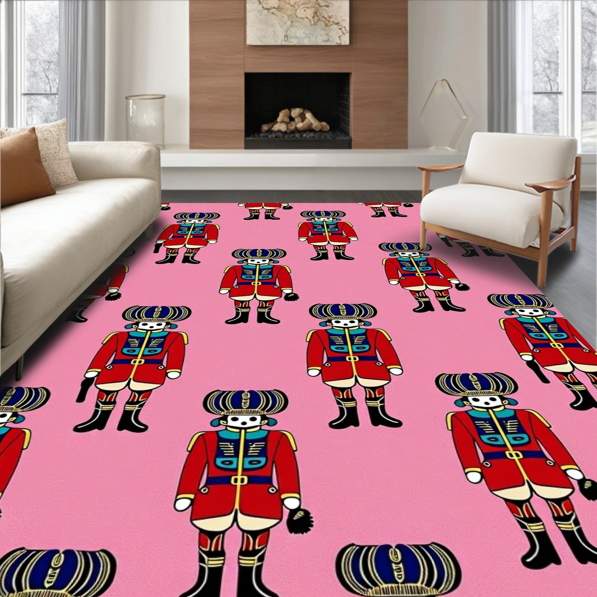 Regal Soldier Pattern Designctrl63 Rug